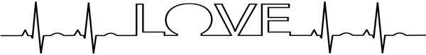 Blog Beziehungen heute - EKG mit Schriftzug LOVE