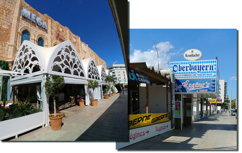 Bild Megapark und Oberbayern in El Arenal ( Ballermann )- Blog-Mallorca Königin der Balearen