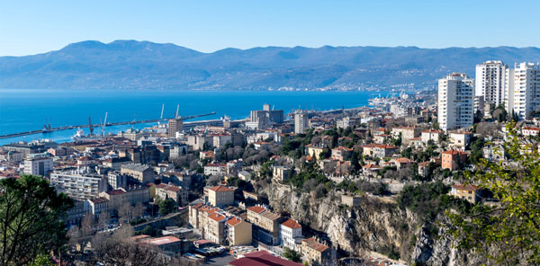 Bild Rijeka mit Hafen- Blog-Entdecken Sie Kroatien